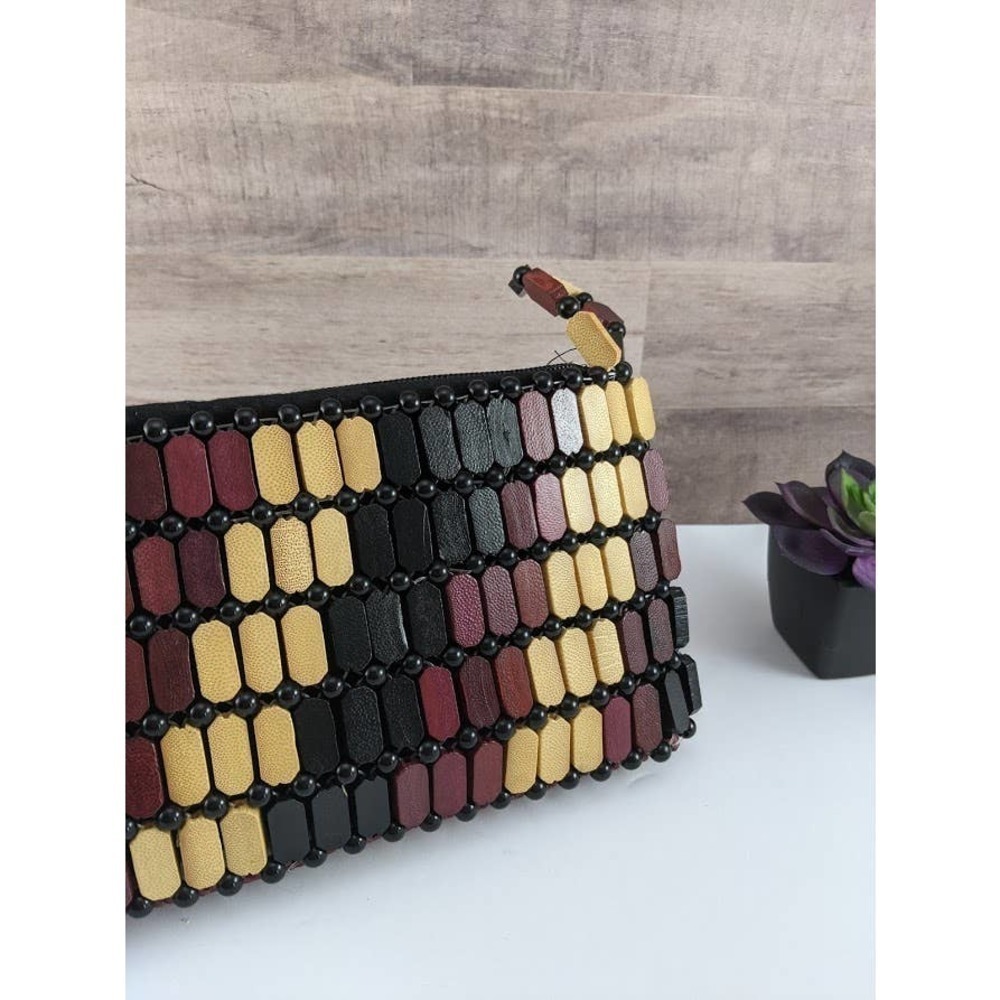 Handmade Beaded Wallet Clutch - Picture 3 of 8